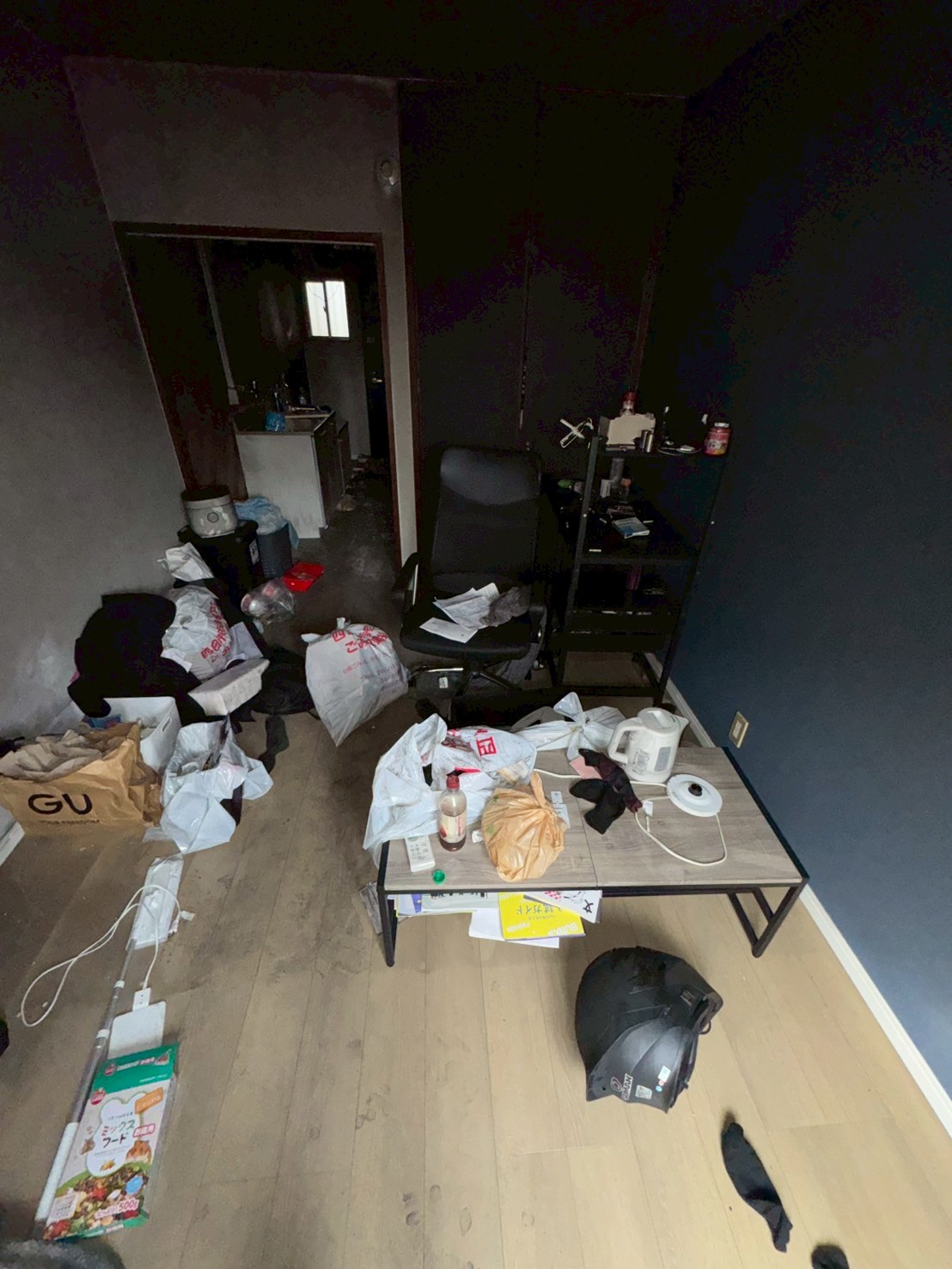 四日市市火災現場清掃・作業前